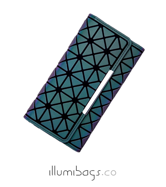 Geometric Clasp Wallet