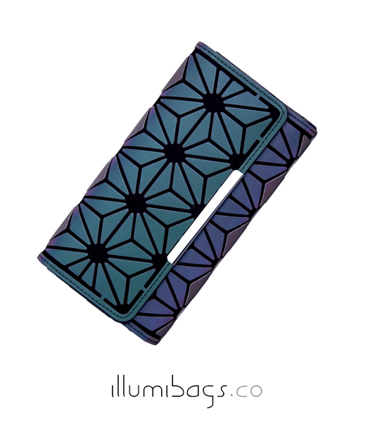 Geometric Clasp Wallet