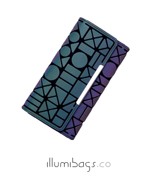 Geometric Clasp Wallet