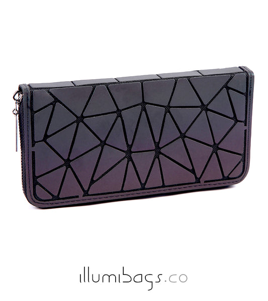 Geometric Zip Wallet