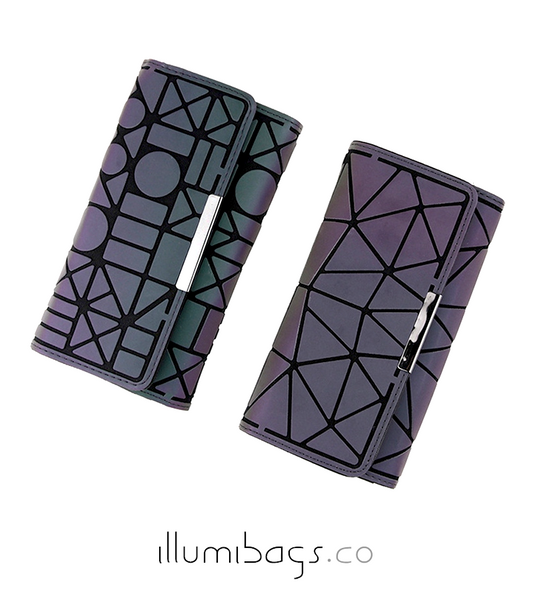 Geometric Clasp Wallet