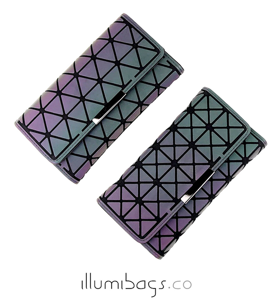 Geometric Clasp Wallet