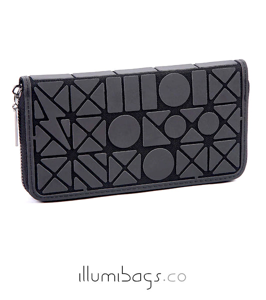 Geometric Zip Wallet