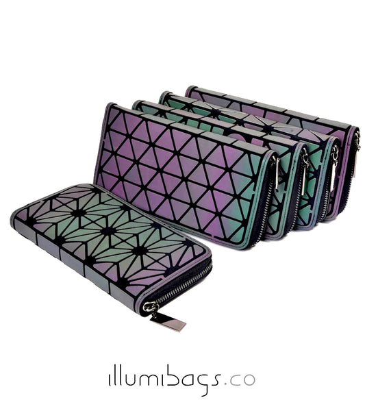 Geometric Zip Wallet