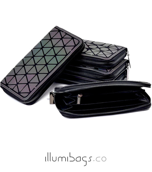 Geometric Zip Wallet